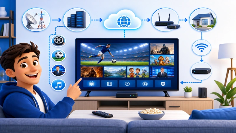 Wie funktioniert IPTV? 2026 Erklärung